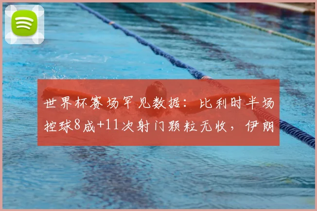世界杯赛场罕见数据:比利时半场控球8成+11次射门颗粒无收,伊朗2射1正战术制胜,进攻效率差距全解析