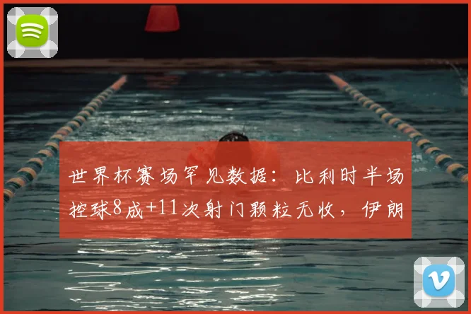 世界杯赛场罕见数据：比利时半场控球8成+11次射门颗粒无收，伊朗2射1正战术制胜，进攻效率差距全解析
